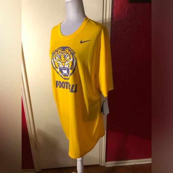 Nike officially Licensed Collegiate LSU Dri-Fit Shirt - Picture 3 of 12